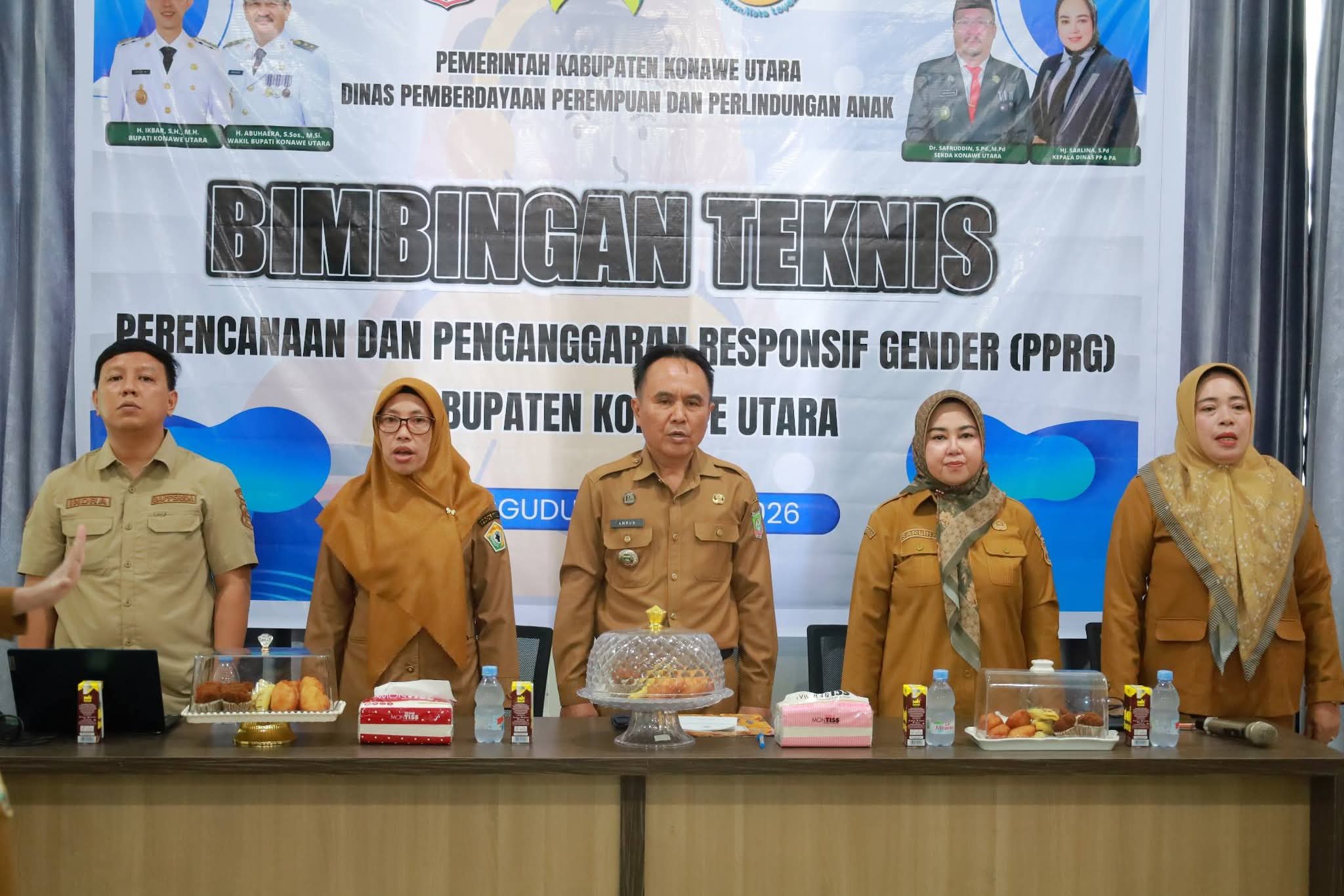 Asisten III Buka Bimtek PPRG, Dorong Percepatan Pengarusutamaan Gender di Konawe Utara